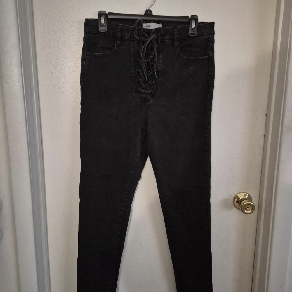 Garage Black Denim Pants